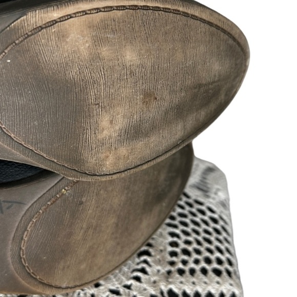 Kensie Black Leather Booties‎ - Picture 4 of 5